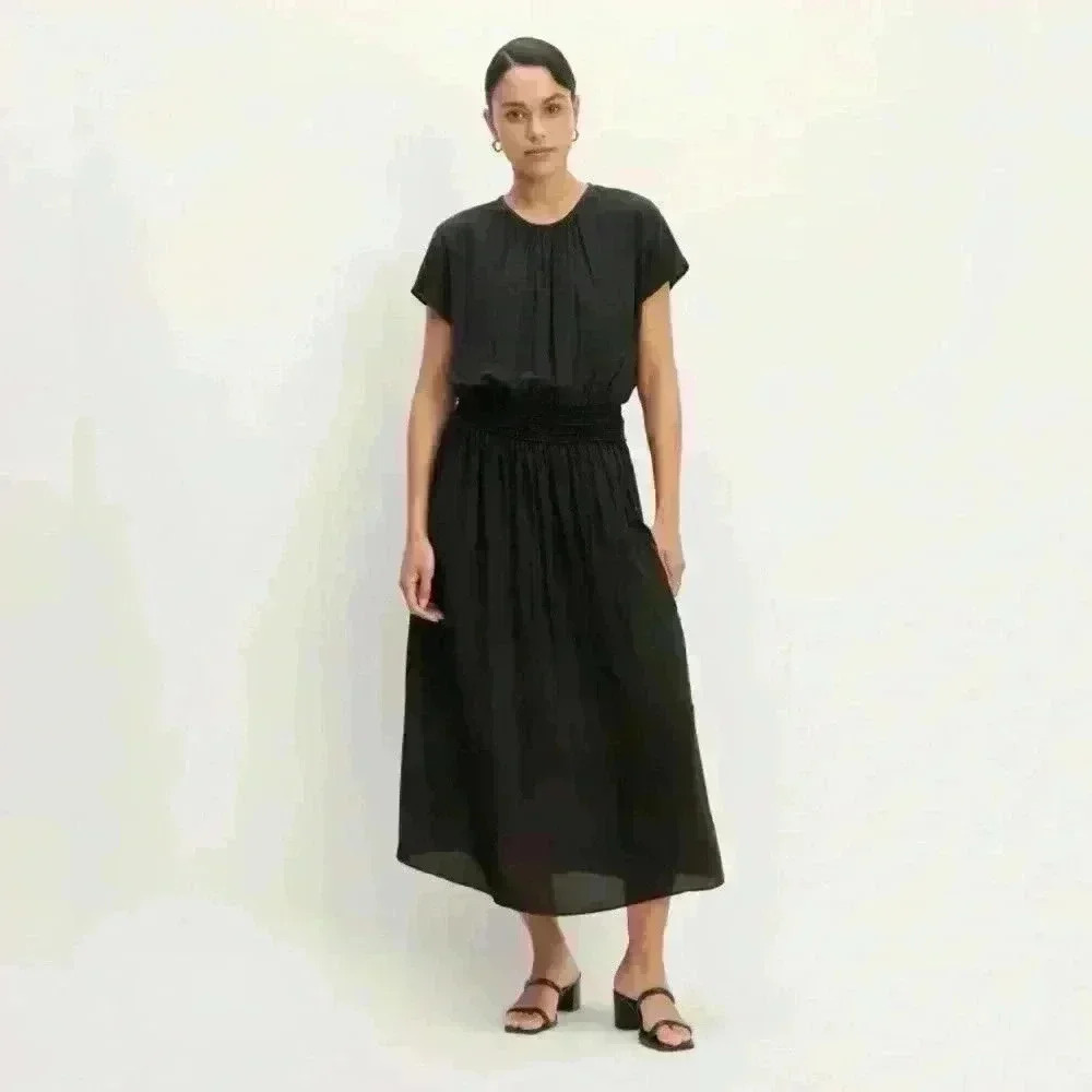 NWT! Everlane The Gathered Midi Dress